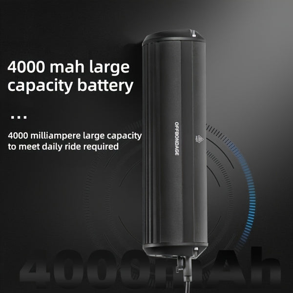 OFFBONDAGE Bike Light OFFBONDAGE Bike Light | 4000mAh USB Front Flashlight MTB Road Cycling Lamp