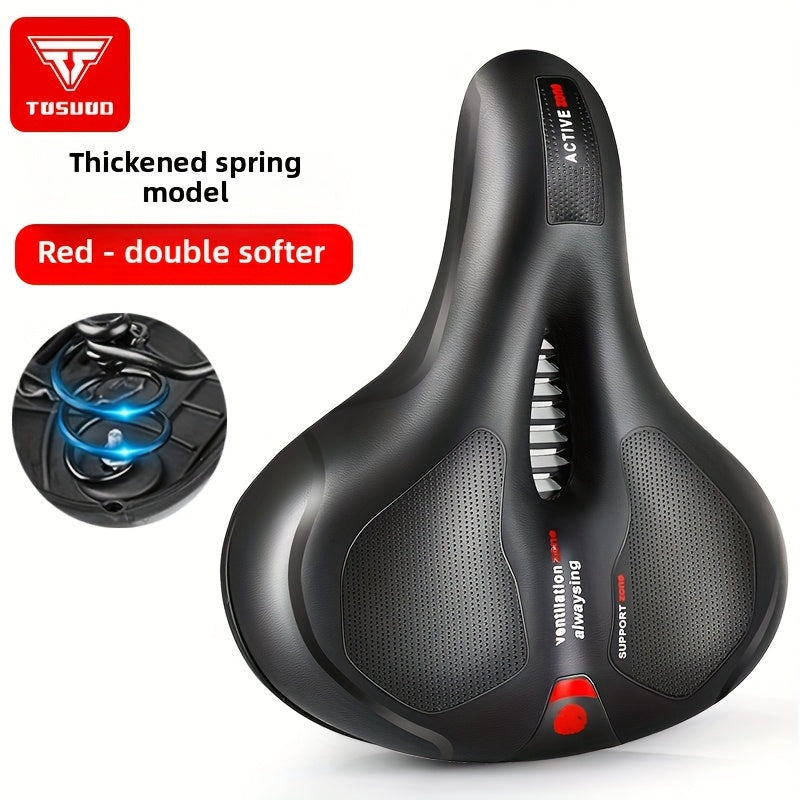 Bicycle Seat Cushion TOSUOD Ultra Soft Comfortable Bicycle Seat Cushion | Anti Hip Pain Thickening Shock-Absorbing