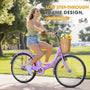 24\u002F26- Inch Beach Cruiser Bike For Women, Commute Bike With Adjustable Seat