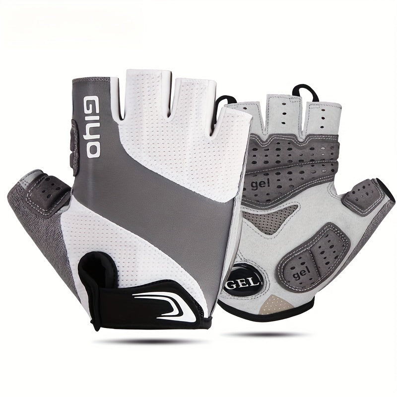 Breathable Cycling Gloves Breathable & Durable Half Finger Cycling Gloves | Thick Cushioning, Sweat-Wicking Fabric