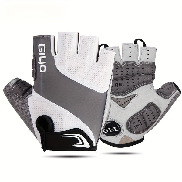 Breathable Cycling Gloves Breathable & Durable Half Finger Cycling Gloves | Thick Cushioning, Sweat-Wicking Fabric