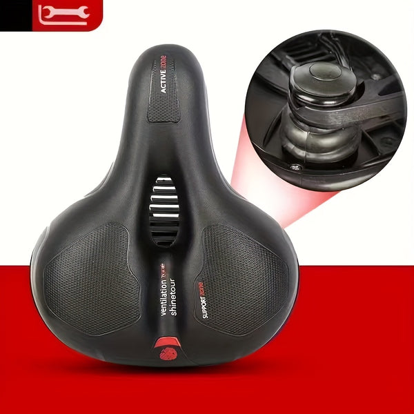 Ultra-Comfortable Bicycle Seat Cushion, Thickened and Widened for Comfort
