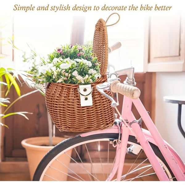 Bicycle Basket, Easy to Install for Outdoor Cycling Storage