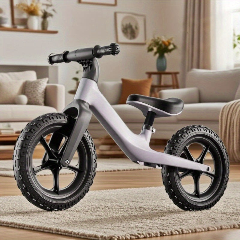 Sturdy Balance Bike for Toddlers - Racing-Style Frame with Sturdy Wheels, No Battery Needed
