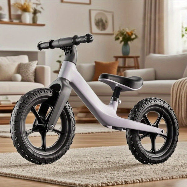 Sturdy Balance Bike for Toddlers - Racing-Style Frame with Sturdy Wheels, No Battery Needed