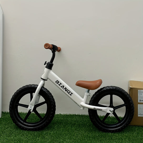 Unisex Christmas, Halloween, Easter & Birthday Gift - Playful Design Sturdy Structure Kids Balance Bike with Training Wheels